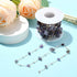 DanLingJewelry 5m Brass Handmade Natural Amethyst Stone Beading Chain Purple Irregular Crystal Chains with Spool for Jewelry Making Supplies...