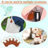 kekafu 50Pcs DIY Leather Keychains Brown Blank Key Fob Rivets PU Leather Keychain for Car Key Home Door Key Small Decoration Homemade Gift (Brown)...
