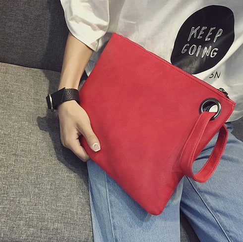 Oversized Clutch Bag Purse and Handbag Womens Large PU Leather Evening Wristlet Handbags...