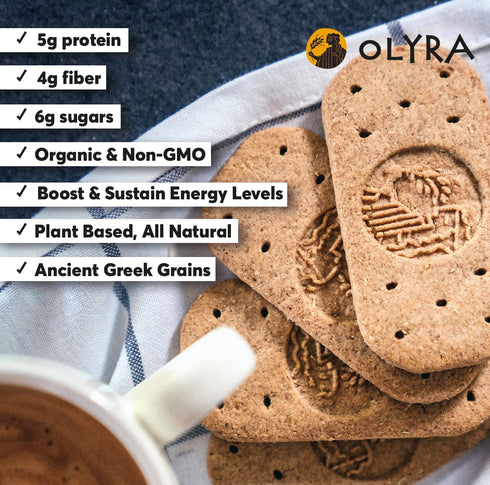 Olyra, Biscuit Breakfast Olympic Rynner Cinnmon Tahini Organic, 5.3 Ounce...