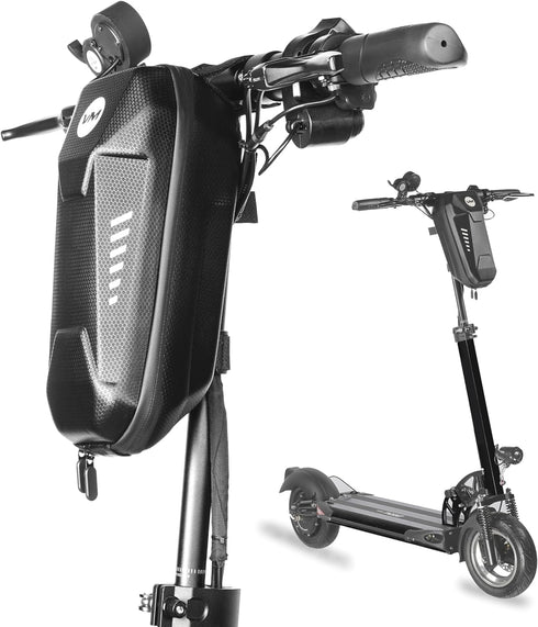 Voro Motors Scooter Bag Handlebar Waterproof 11" x 5.25" x 4.75",Large Capacity For Different Accessories, Handlebar Front Bag No Cover Light Refl...