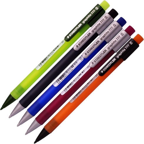 Staedtler Graphite 777 Drafting Mechanical Pencils 5 pk, 0.5 mm widths (Pack of 5 Pencils)...