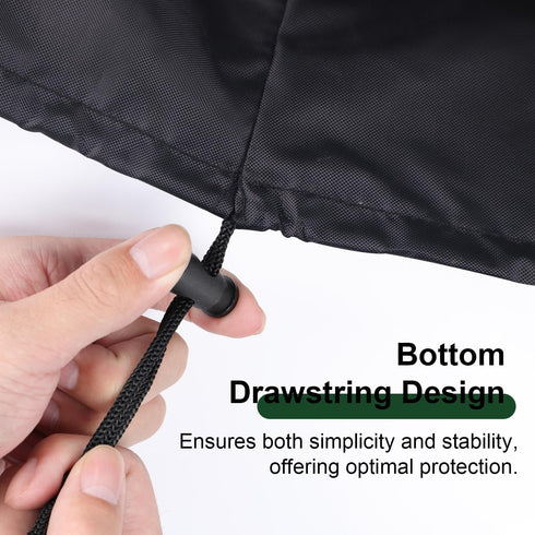 Coffee Maker Dustproof Cover, Universal Waterproof Shield for Countertop Appliances in Home, Garage and Office, Black...