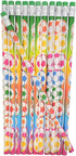 Fun Soccer Ball Print Colorful Pencils with Eraser Top (7.5" Standard size) Euro Football Design. #2 Lead. Unsharpened. Made of Wood. (24)...