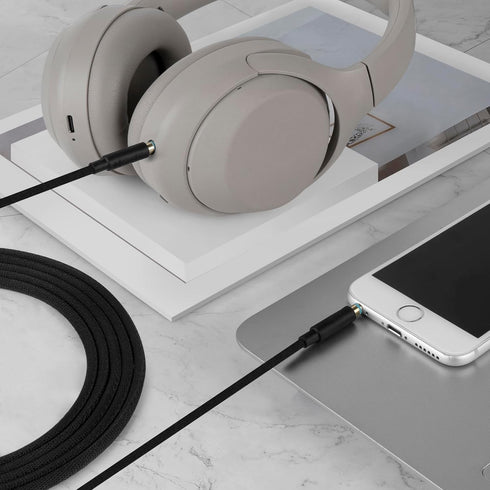 Geekria Audio Cloth Braided Cable Compatible with Sony WH-1000XM5 WH-1000XM4 WH-XB920N WH-XB900N WH-CH720N INZONE H5 Headphones Cable, 1/8" (3.5mm...