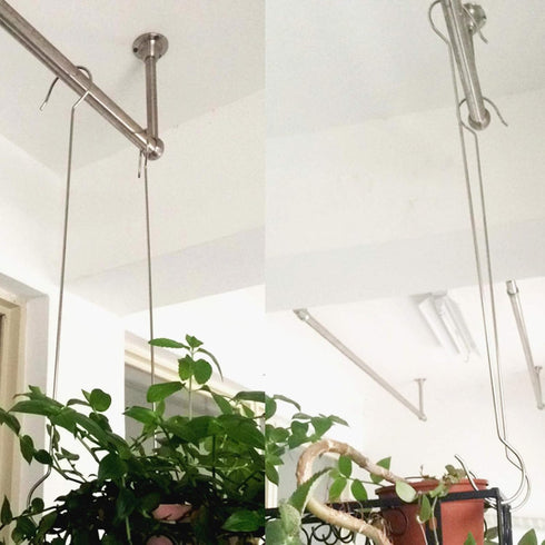 Maydahui 5 PCS Extra Long 16 inch S Shaped Hooks Stainless Steel Large Size Silver Hanger for Bird Feeder Plant Hanger Tree Branch Hook Clothes Ou...