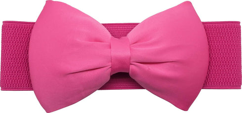 Women Cute Bow/Flower Wide Elastic Waist Belt - Adorable Dress Accessory...