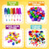 FUNZBO Arts and Crafts Supplies for Kids - Kids Craft Kit with Art Supplies & Craft Supplies, Preschool Learning Activities, Crafts for Kids, DIY ...