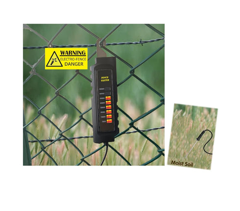 Neon Fence Electric Voltage Tester Max 8000V, Electric Fence Fault Finder...