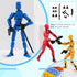 Titan T13 Action Figures Lucky Dummy 13 Robot Anime Figures Fidget Toys for Boys Autism Sensory Toys Multi Joints Movable Cool Gadget Toys Gifts (...