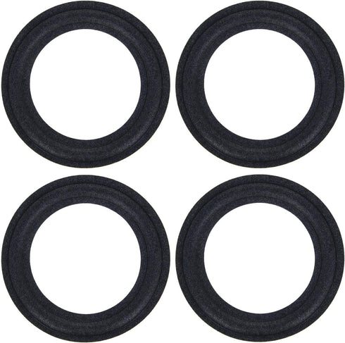 Fielect 6 Inch Speaker Foam Edge Surround Rings Replacement Parts for Speaker Repair or DIY 4pcs...