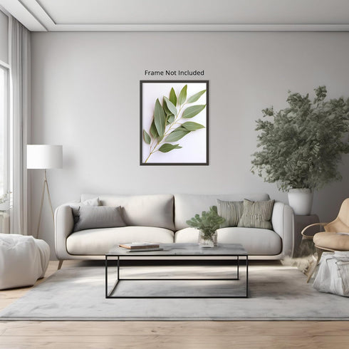 Posterizer 1 pcs-plant leaves-Chic art for plant lovers 6-Floral & Botanical Art-Workplace & Office Art-Living Room Bedroom Decor- unframed wall a...