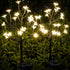 Solar Flowers Lights Garden Decor, Solar Garden Lights Outdoor Decorative,2Pack 40LED Solar Lights Outdoor Garden Waterproof Fairy Lights for Outs...