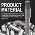 1pcs M8 Triple Square Spline Bit Socket For Electric And Pneumatic Tools,1/4" Shank,12 Point,50mm Carbon Steel...