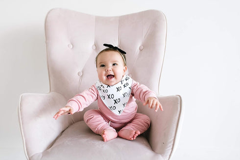 Copper Pearl Baby Bandana Drool Bibs for Drooling and Teething 4 Pack Gift Set, Holiday...