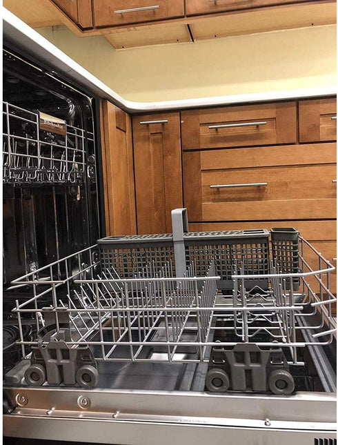 UPGRADED W10195416 (Packs of 4), Dishwasher Wheels Lower Rack for Kitchenaid Whirlpool Maytag Kenmore.Dishwasher Rack Parts .W10195420 AP5983730 W10579095A W10311123B PS11722152 Replacement Wheels