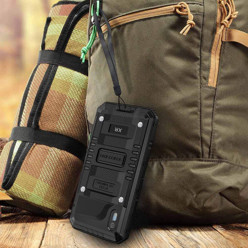 seacosmo Waterproof iPhone XR Case with Built-in Screen Protector, 360 Full Body Protective Military Grade Rugged Shockproof Case Cover Compatible...