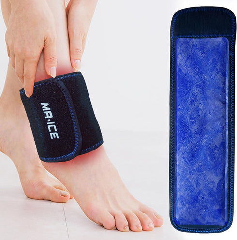 Ankle Ice Pack Wrap for Foot Pain Relief - Ankle Ice Packs for Injuries Reusable Gel Ice Pack for Sprains, Muscle Pain, Bruises - Foot Ice Pack Wr...