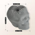 Skull Makeup Brush Holder, Vanity Desk Organizer, Pen & Pencil Holder for Desk - Gothic Home Decor and Horror Gifts for Women...