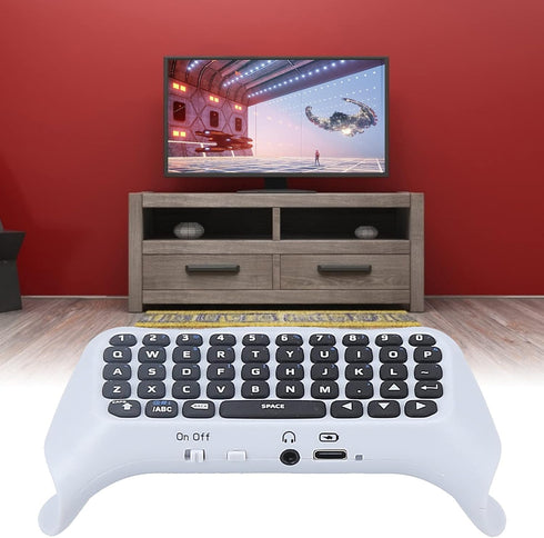 Wireless Controller Keyboard for PS5, Game Controller External Keyboard Mini Wireless Keyboard with Speaker for Playstation 5...