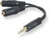 Belkin F8V234 Speaker and Headphone 3.5 mm AUX Audio Cable Splitter,Black...
