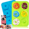 BAKHUK Donut Pan, 2pcs NonStick Silicone Donut Molds for Baking, 6 Full-Size Doughnuts, Easy Clean and Dishwasher Microwave Safe...