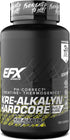 EFX Sports Kre-Alkalyn Hardcore | Thermogenic pH Correct Creatine Monohydrate Pill Supplement | Energy & Strength Pre Workout | 40 Servings, 120 C...