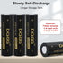 3.7 Volt 2??1??7??0??0 Rechargeable Battery 5??00??0mAh Battery 2 Pack Large Capacity Batteries for LED Flashlight, Headlamps, etc...