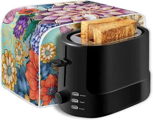 Toaster Covers Bread Machine Cover Fits for Most Standard 2 Slice Toasters Kitchen Appliance Toaster Dust Cover Microwave Bread Maker Cover Mandal...