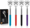 (4-Pack) Portable Extendable Telescopic Bear Claws Metal Back Scratchers/Hand Massager/Backslap with Rubber Handles...