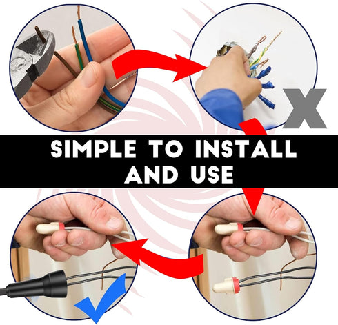 Wire Twister Tool,Wire Twister Tool for Drill, Wire Twister Electrician Driver Wire Bending with 1/4 Chuck for Wire and Man Drill(2 Pack-black)...