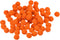 MECCANIXITY Pom Felt Balls Felting Fabric 1.5cm 15mm Orange for Home Crafts Project DIY Pack of 100...