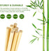 30PCS Wooden Dowel Rods, 3/8 x 12 Inch Round Unfinished Bamboo Dowel Rods, Wood Crafts Sticks Doweling Rods for Crafts and DIYers Arts Projects...