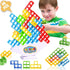 Stacking Game Balance Stacking Blocks Game, Board Games for 2 Players+ Family Games, Parties, Travel, Kids & Adults Team Building Blocks Toy (48PC...