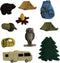 Buttons Galore Craft & Sewing Buttons - Camping - 3 Packs (30 Buttons)...