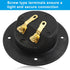 2-Way Speaker Box Terminal Cup, 3 Inch Round Stereo Screw Cup Connectors, Home Stereo Screw Cup Connectors, Pack of 2...