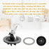 Replacement Parts Blender Blade Assembly with 2 Pieces Blender Gaskets,replacement parts for Cuisinart CBT-500, SB5600, CB600...