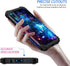 Miqala for Galaxy A20/A30/A50 Case,Shiny in The Dark Three Layer Heavy Duty Shockproof Hard Plastic Bumper +Soft Silicone Rubber Protective Case f...