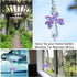 Rainbow Guardian Angel Crystal Suncatcher as Home/Car Decoration & Porch Decor & Hangings Crystal Glass Ornament (Purple)...