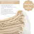 50 Pieces Cotton Drawstring Tea Filter Bags, Reusable Muslin Bag Gift Bag Jewelry Pouch for Wedding Party Home Supplies, Natural Unbleached Coffee...