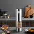 Electric Salt and Pepper Grinder, Rechargeable Automatic Pepper Mill with Type-C Cable, Adjustable Coarseness with Bright LED Light, 1.8oz Capacit...