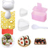 Rice Ball Maker - 3 Pack Onigiri & Sushi Mold Kit for Kids - Triangle Musubi Maker Press for Bento Box Accessories...