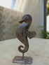 DeKulture Seahorse Statue | Recycled Iron Ocean Decor | Nautical Home Accent (4x2.5x8.5 Inches)...