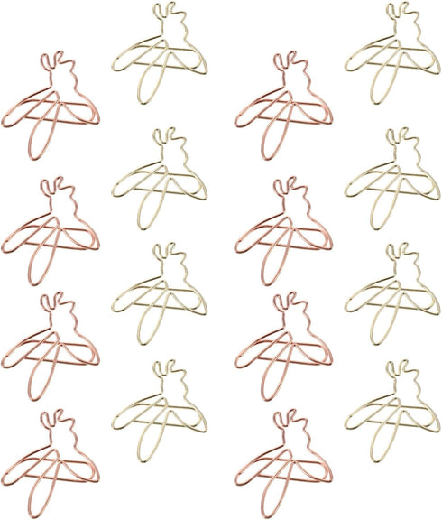 NUOBESTY Decorative File Folders 20pcs Cute Paper Clips Metal Bee Shape Journaling Paper Clamp Binder Clips Scrapbooking Bookmarks for Office Supp...