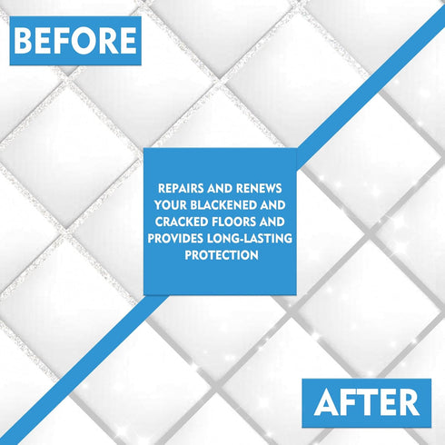 Tile Grout Repair Kit, 2 Pack Light Grey Grout Repair filler, Fast Drying Grout Paint, Grout Sealer for Bathroom Shower Floor, Restore and Renew T...