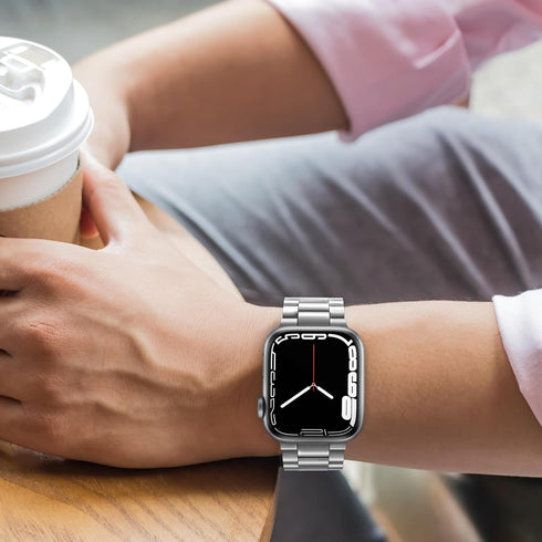 Tasikar Band Compatible with Apple Watch Band 49mm 46mm 45mm 44mm 42mm Premium Stainless Steel Metal Replacement Strap Compatible with Apple Watch...