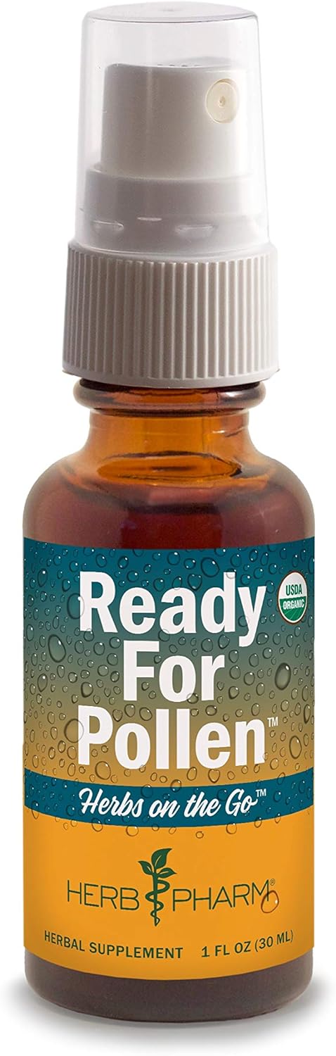 Herb Pharm Herbs on The Go Portable Spray: Certified Organic Ready for Pollen, 1 Ounce...