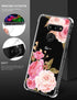 Floral Clear Pretty Phone Case for LG G8 ThinQ (2019 Release) for Women Girls,Flower Design Transparent Slim Soft Drop Proof TPU Bumper Cushion Si...