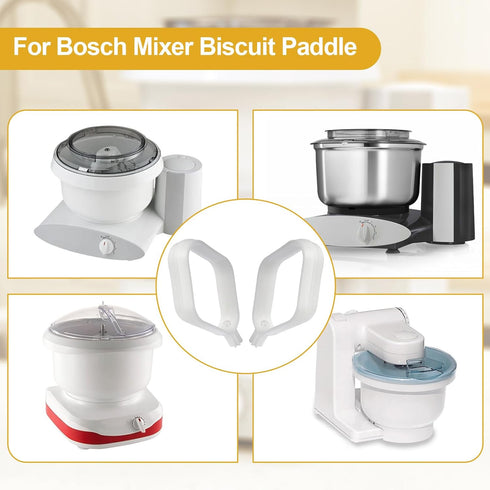 Cookie Paddles for Bosch mixers,Household Kitchen Cake Paddles Compatible with Bosch Universal Plus & NutriMill Artiste Stand Mixers,Replace Cooki...