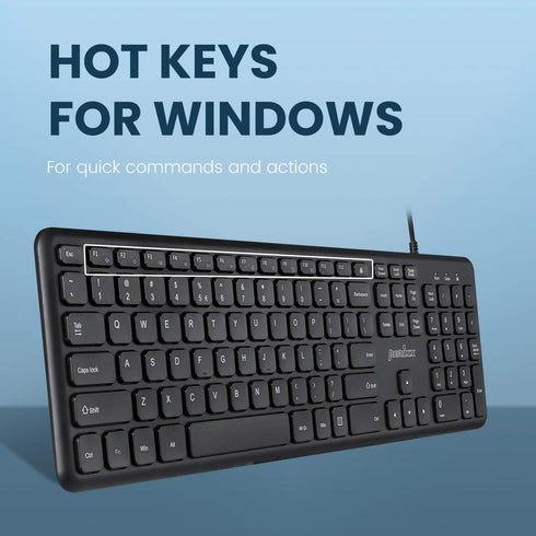 Perixx PERIBOARD-210C Wired Full-Size USB C Keyboard with Quiet Scissor Keys - Compatible with Mac, iPad, Windows, Chromebook, Tablets, Desktop, a...